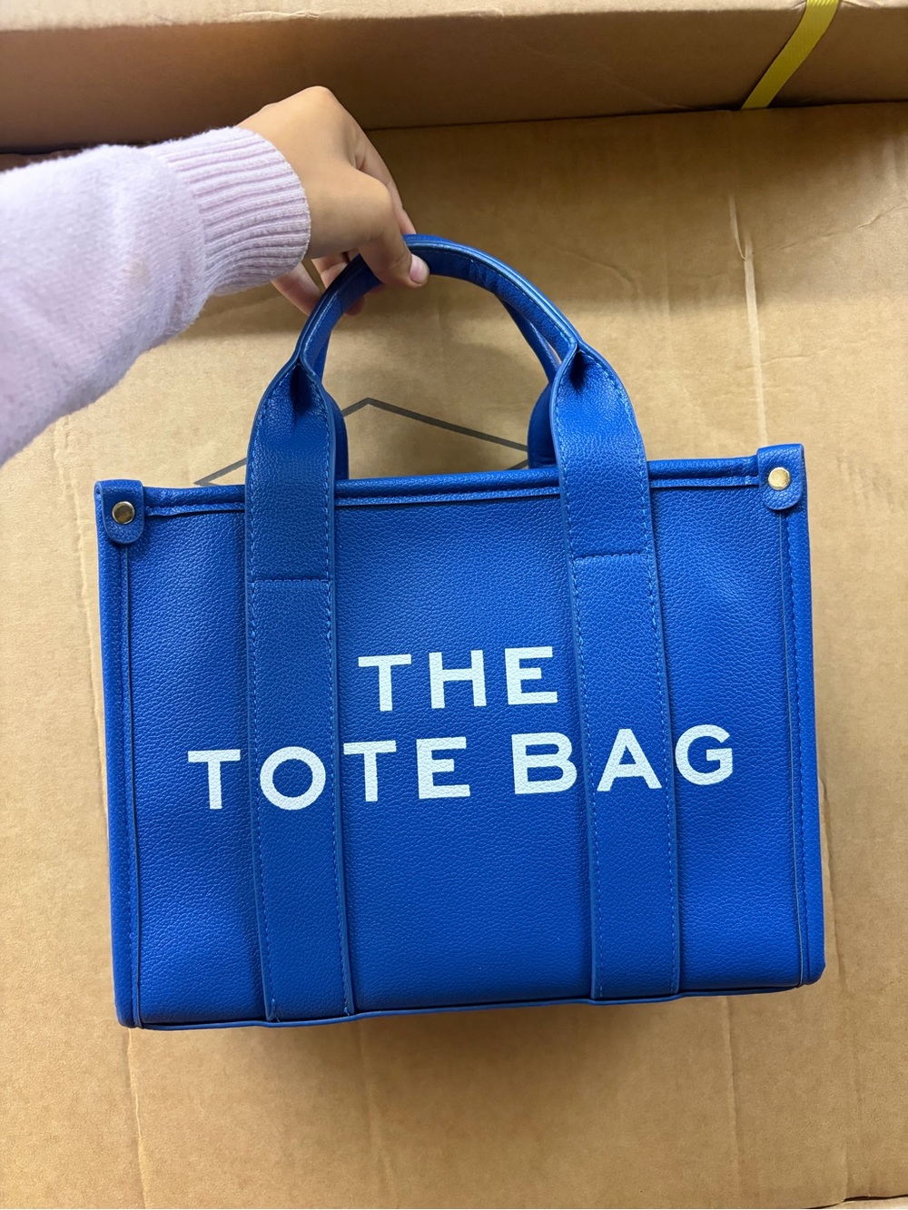 Blue Women's Tote handbag